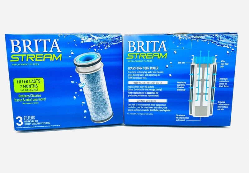 Brita Stream Drinking Water Replacement Filter for Pitchers 40 gal. - Image 2